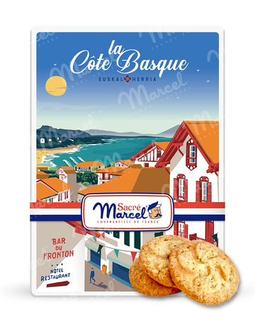 Boîte métal "La Côte Basque" | Sacré Marcel