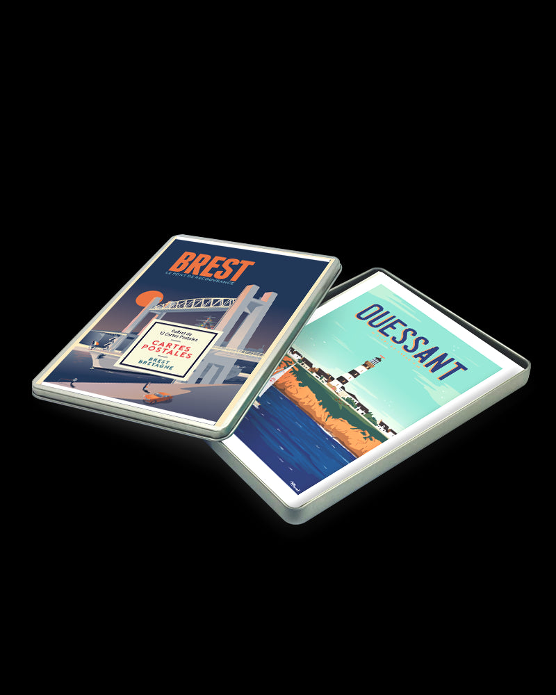 COFFRET CARTES BREST / BRETAGNE