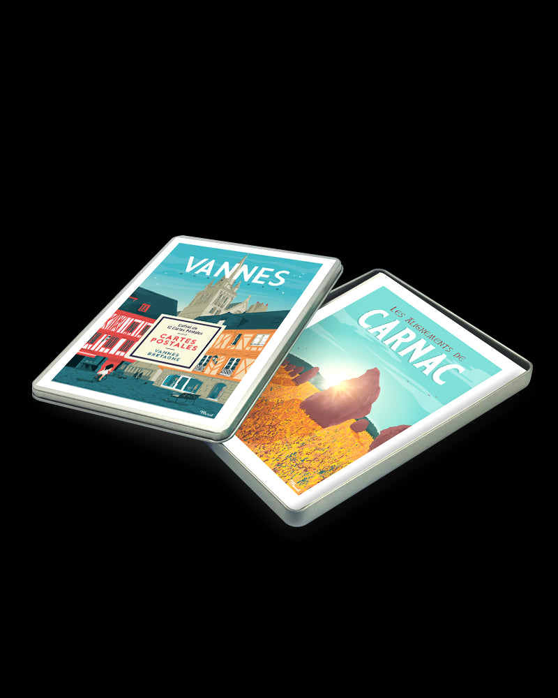 COFFRET CARTES POSTALES VANNES / BRETAGNE