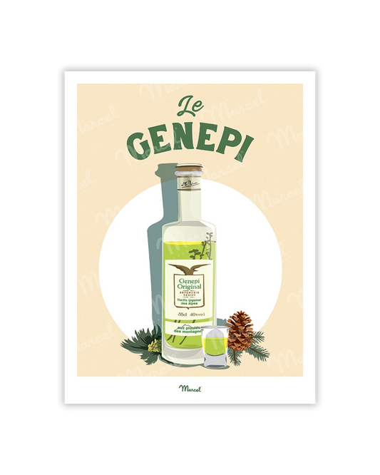 Carte Postale Travel Color "Le Genepi"