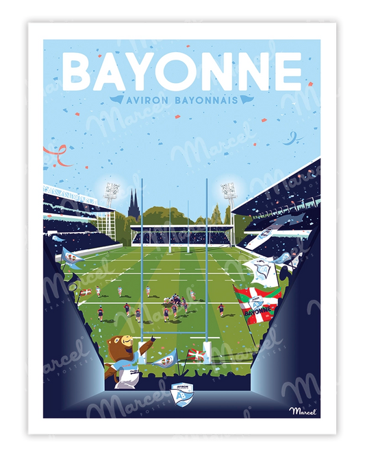 Affiche Marcel x Aviron Bayonnais