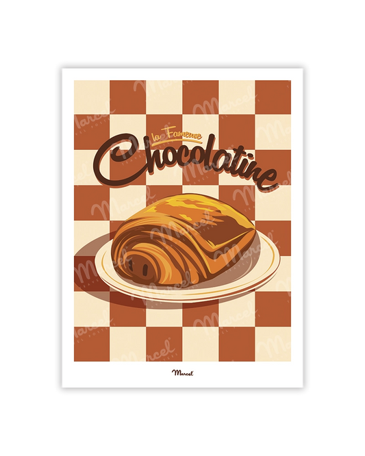 Carte postale Travel Color "La chocolatine" 2