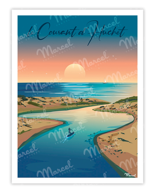 Affiche "Courant d'Huchet"