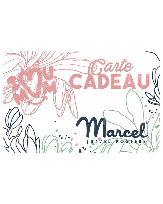 Carte Cadeau Marcel Travelposters Edition Fête des Mères
