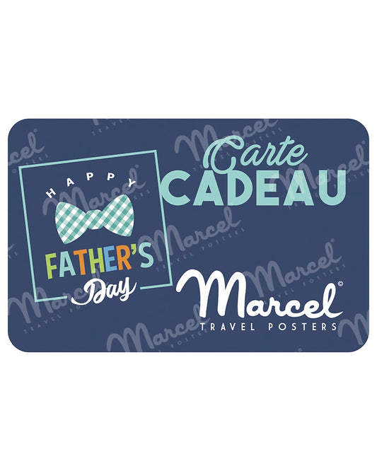 Carte Cadeau Marcel Travelposters Edition Fête des Pères