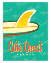 WEST COAST "Surf" poster