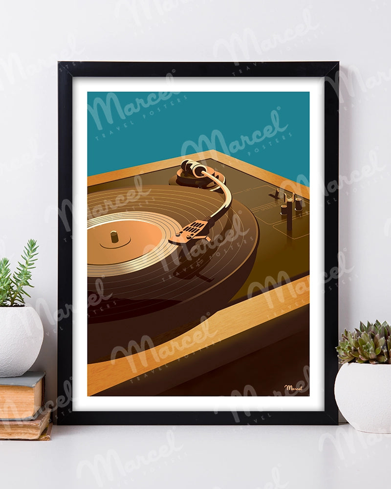 Affiche "Platine Vinyle"