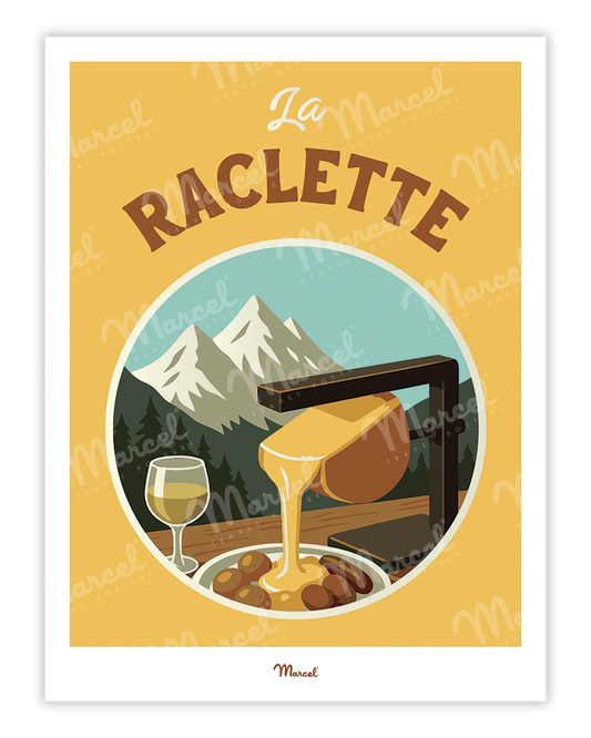 Affiche Travel Color "La Raclette"
