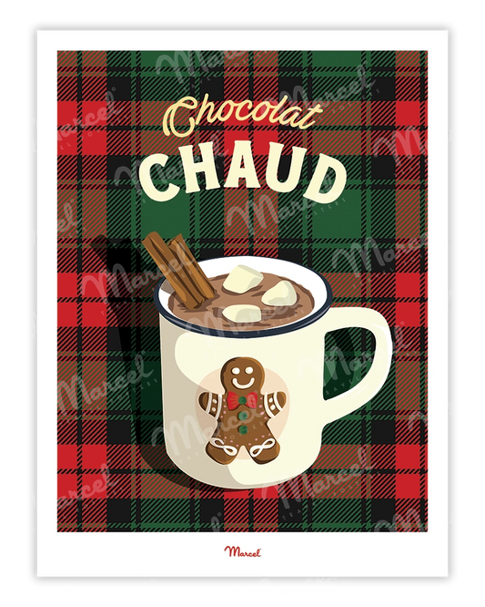 Affiche Travel Color "Chocolat chaud"