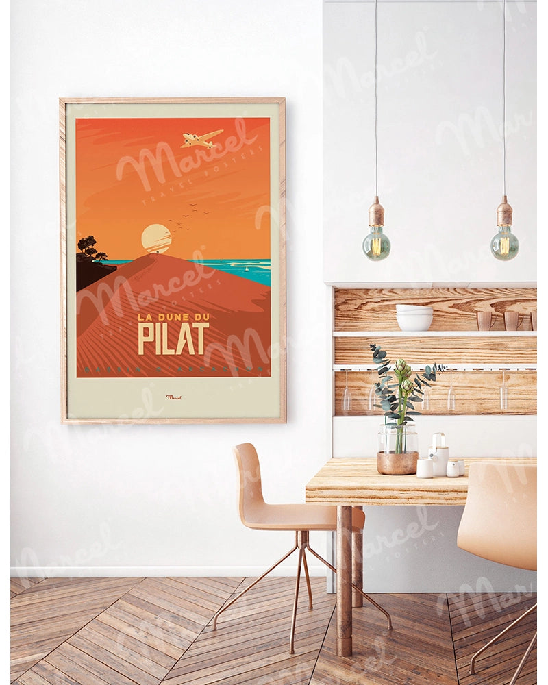 Affiche BASSIN D'ARCACHON "Dune du Pilat"