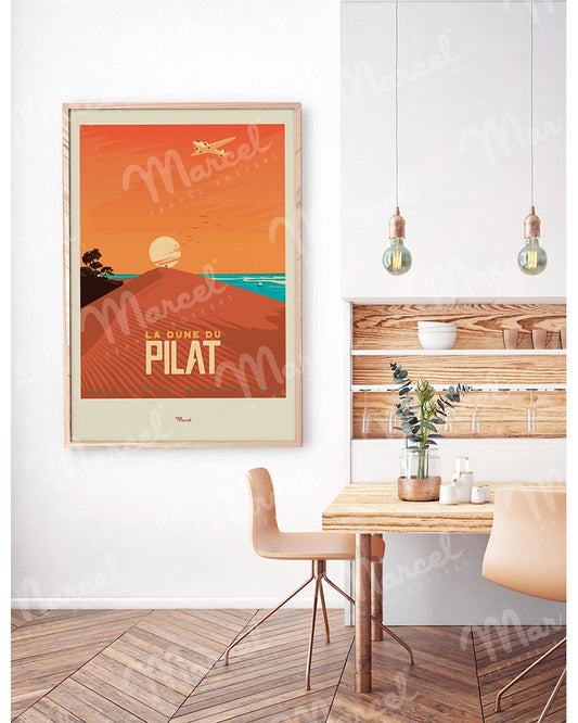 Affiche BASSIN D'ARCACHON "Dune du Pilat"
