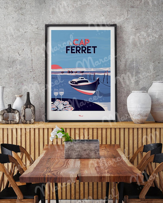 Affiche CAP FERRET "Le Mimbeau"