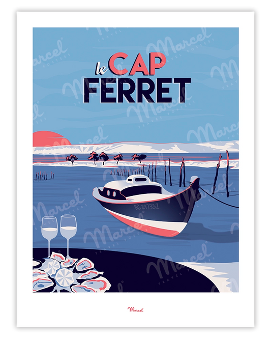 Affiche CAP FERRET "Le Mimbeau"
