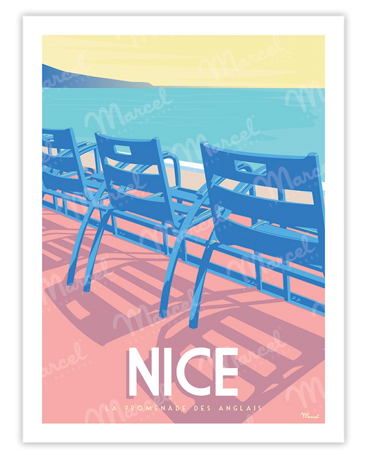 NICE poster "The Promenade des Anglais"