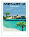 Affiche PORTO-VECCHIO "Palombaggia"