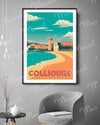 Affiche COLLIOURE "La Côte Vermeille"