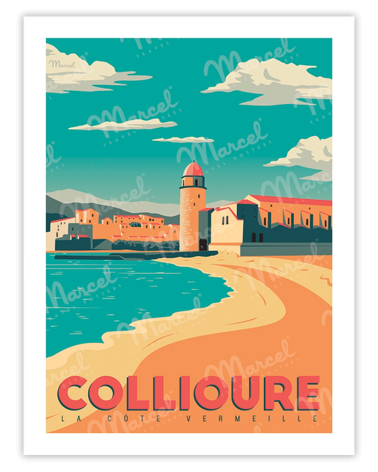 COLLIOURE poster "The Vermilion Coast"