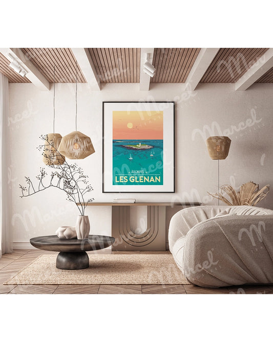 Affiche ARCHIPEL LES GLENAN