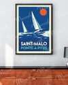 Affiche SAINT-MALO "Pointe-à-Pitre"