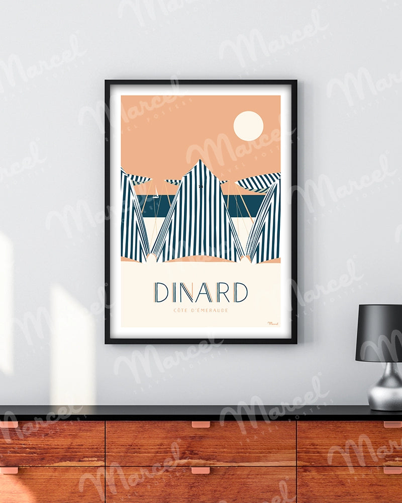 Affiche DINARD "Côte d'Emeraude"