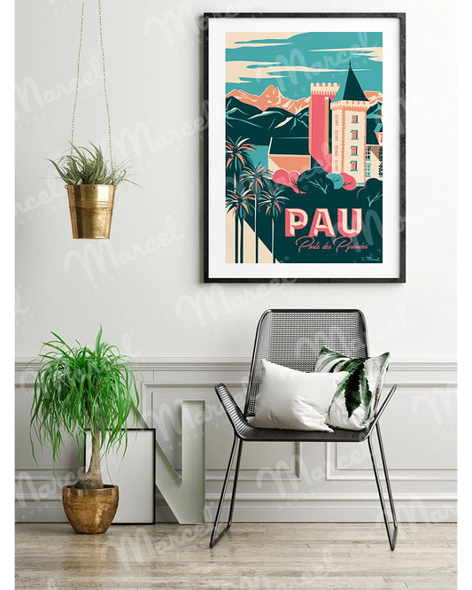 Affiche PAU "Porte des Pyrénées"