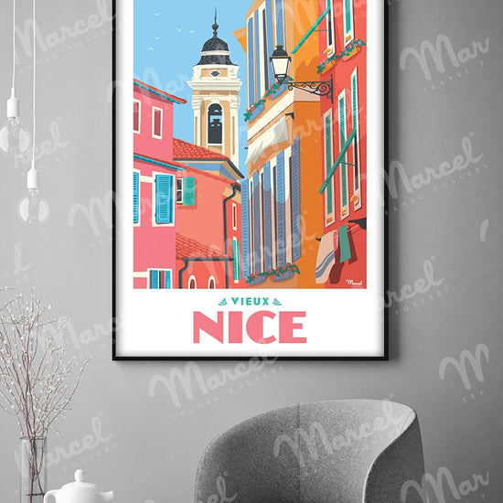 Affiche NICE "Le Vieux NICE"