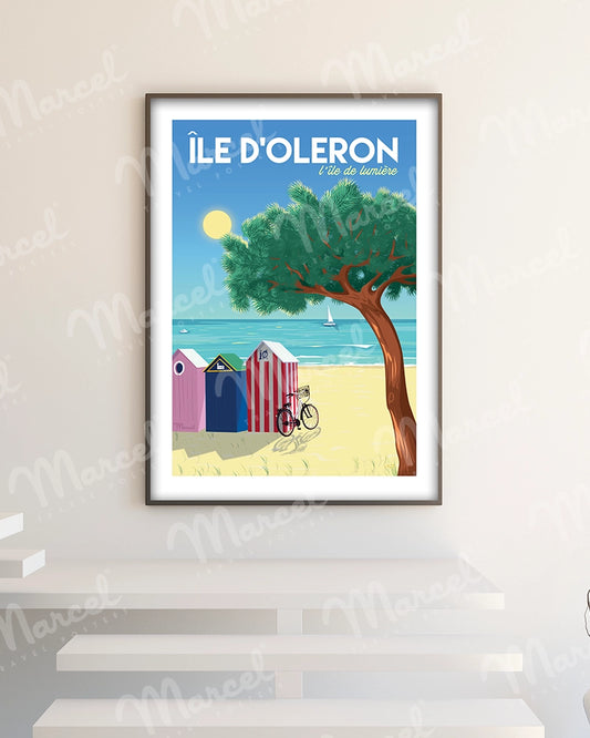 Affiche ILE D'OLERON "L'île de lumière"