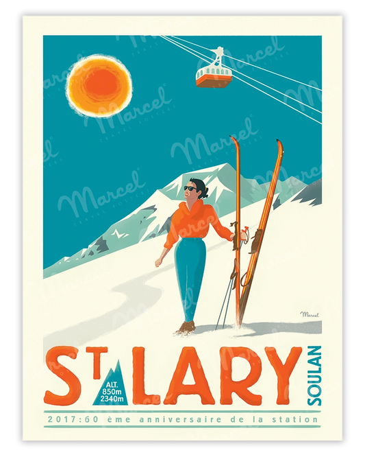 SAINT-LARY "60 years" poster