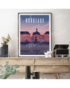 Affiche BORDEAUX "Place de la Bourse"
