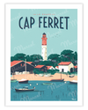 Affiche CAP FERRET "Le Phare"