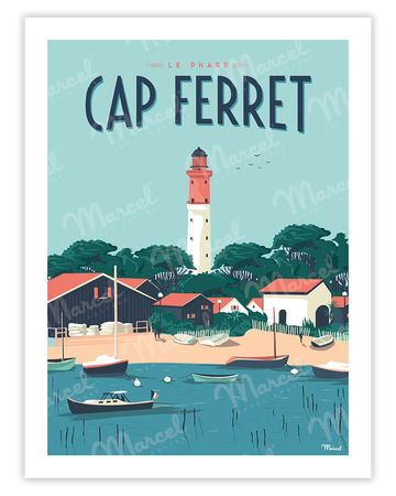 Affiche CAP FERRET "Le Phare"
