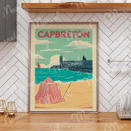 Affiche CAPBRETON "Estacade"