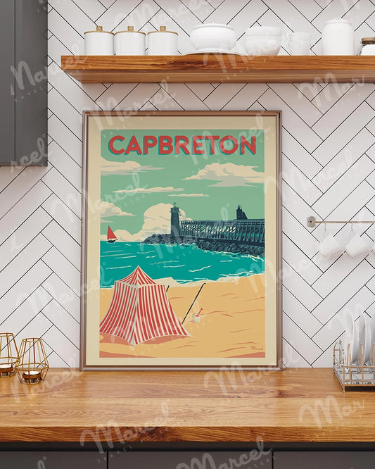 Affiche CAPBRETON "Estacade"