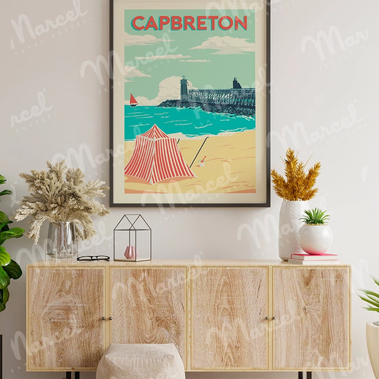 Affiche CAPBRETON "Estacade"
