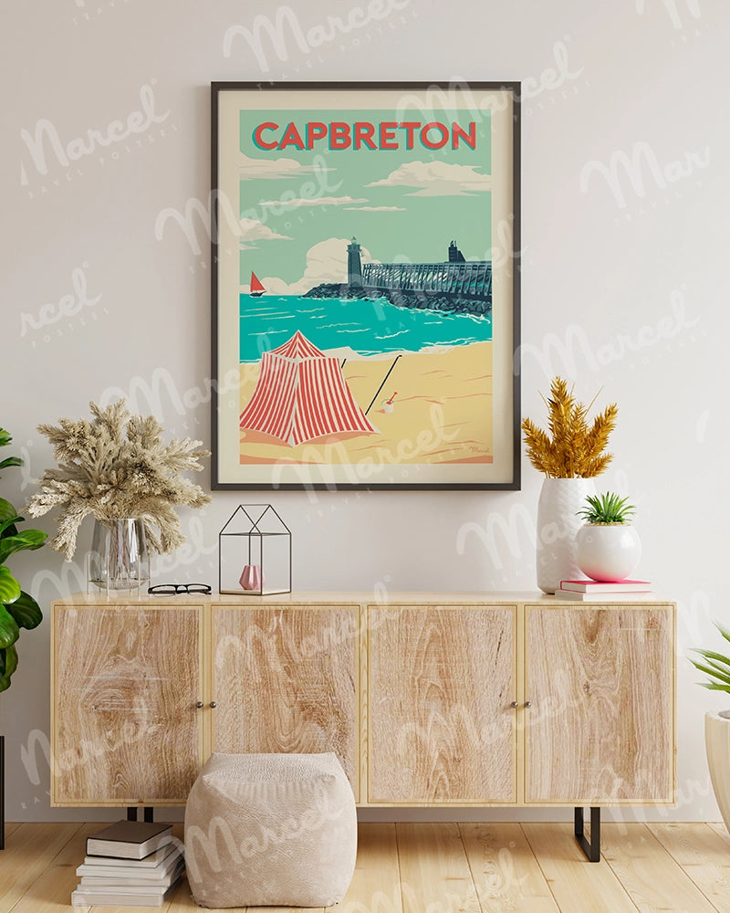 Affiche CAPBRETON "Estacade"