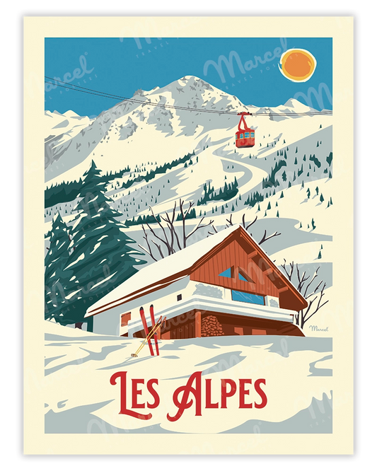 Poster THE ALPS "The Chalet"