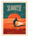 SEIGNOSSE "Surfing" poster