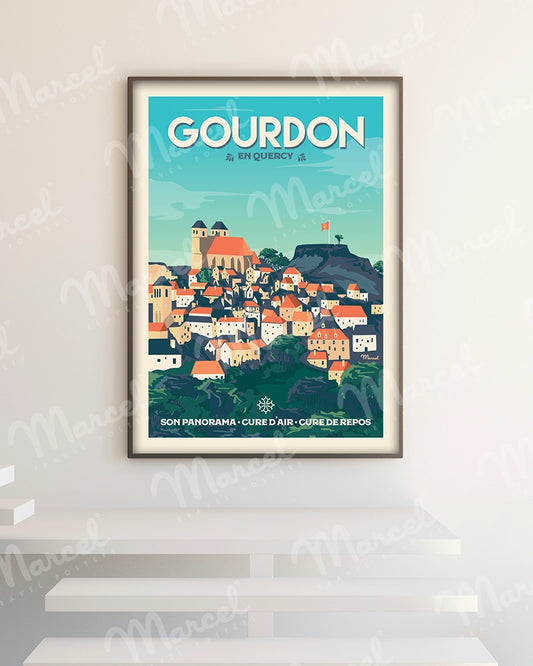 Affiche GOURDON