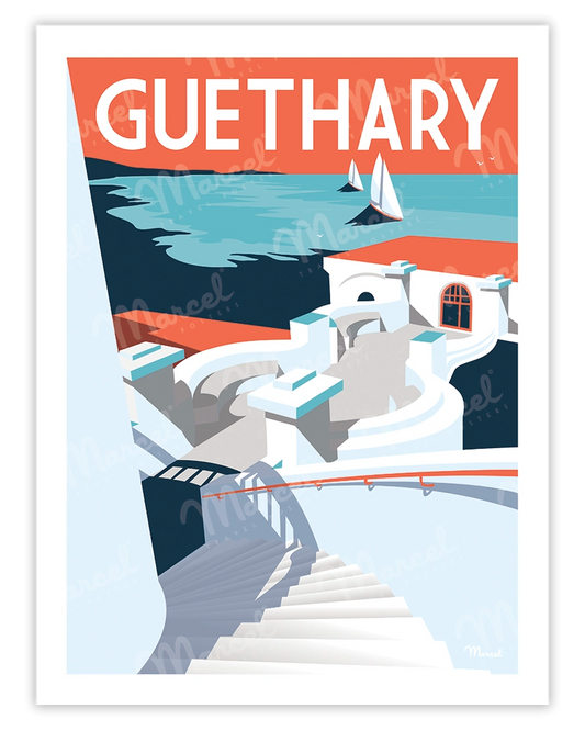 Affiche GUETHARY "La Passerelle"