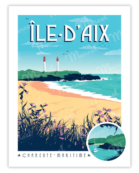 Poster ILE D'AIX