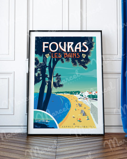 Affiche FOURAS-LES-BAINS "Esprit presqu'île"