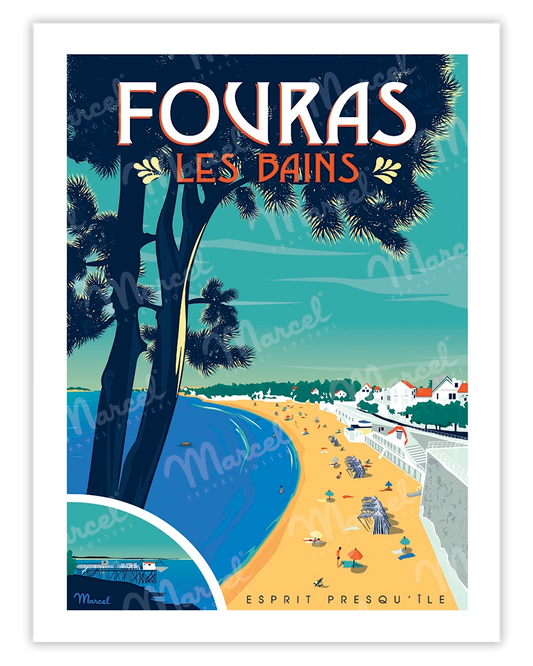 FOURAS-LES-BAINS poster "Peninsula spirit"