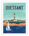 OUESSANT "Créac'h Lighthouse" poster