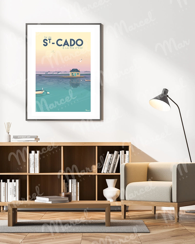 Affiche SAINT-CADO "La Ria d'Etel"