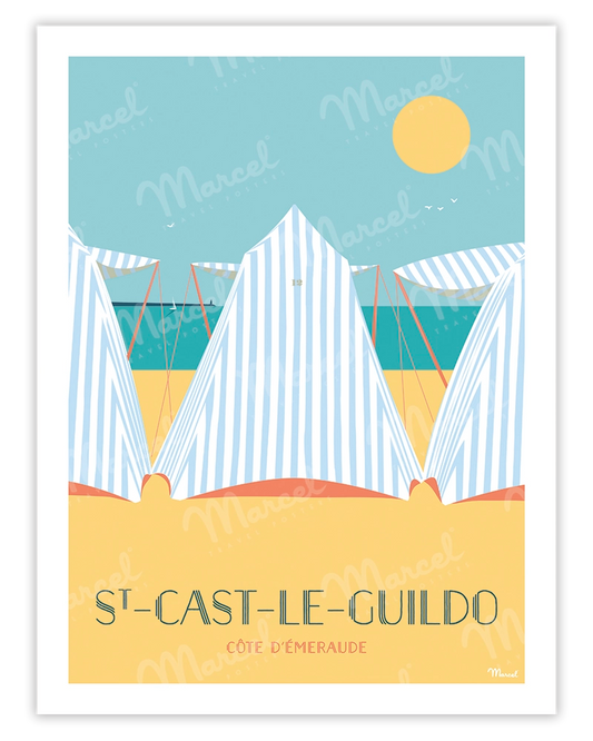 SAINT-CAST-LE-GUILDO "The Tents" poster