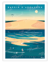 ARCACHON BASIN poster "Banc d'Arguin"
