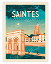 SAINTES "Charente-Maritime" poster
