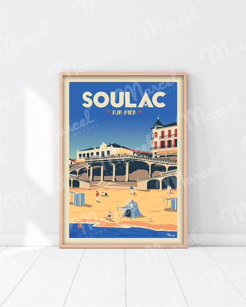 Affiche SOULAC "Le Ponton"