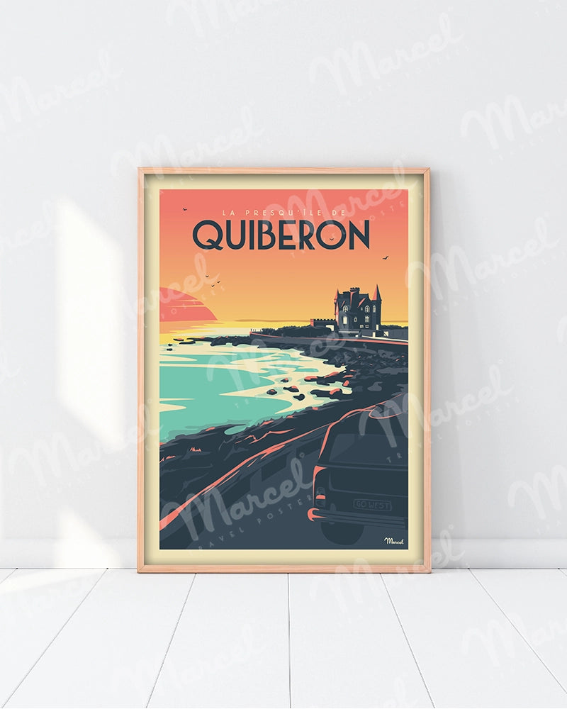 Affiche QUIBERON "Le Château Turpault"
