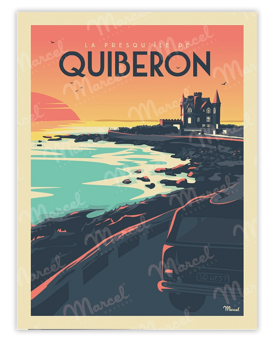 QUIBERON poster "Turpault Castle"